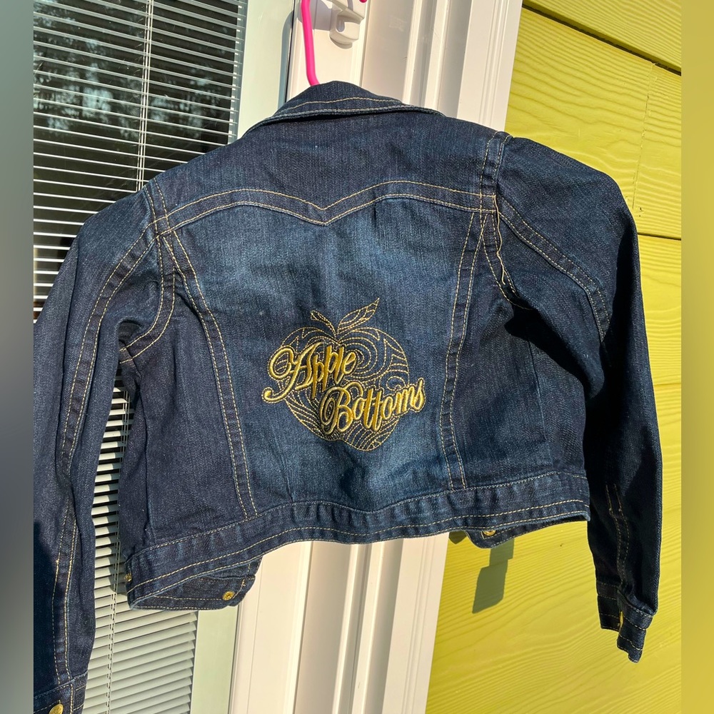 Apple bottom, jean jacket for kids